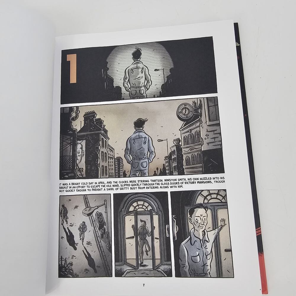 GEORGE ORWELL 1984 Nineteen Eighty-Four The Graphic Novel Hardcover Ex Libris - Picture 6 of 7